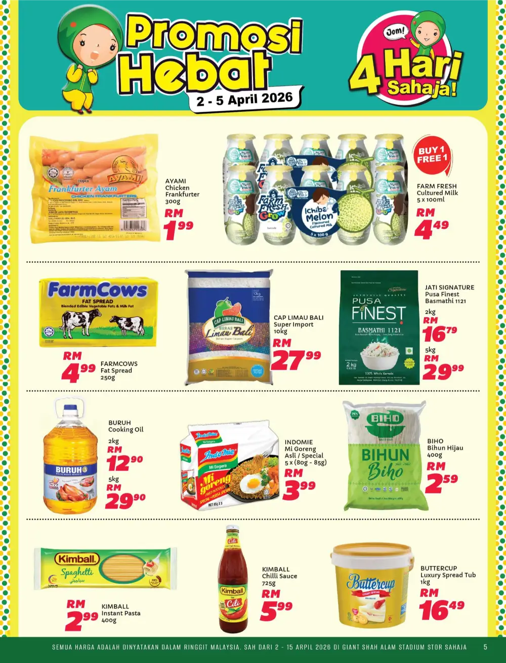 Giant Shah Alam Stadium Promosi Hebat | Ends 15 April