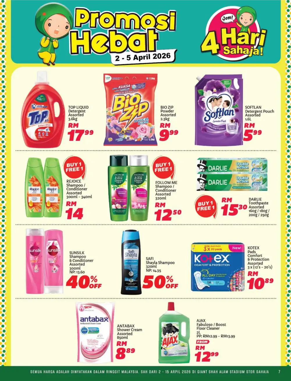 Giant Shah Alam Stadium Promosi Hebat | Ends 15 April