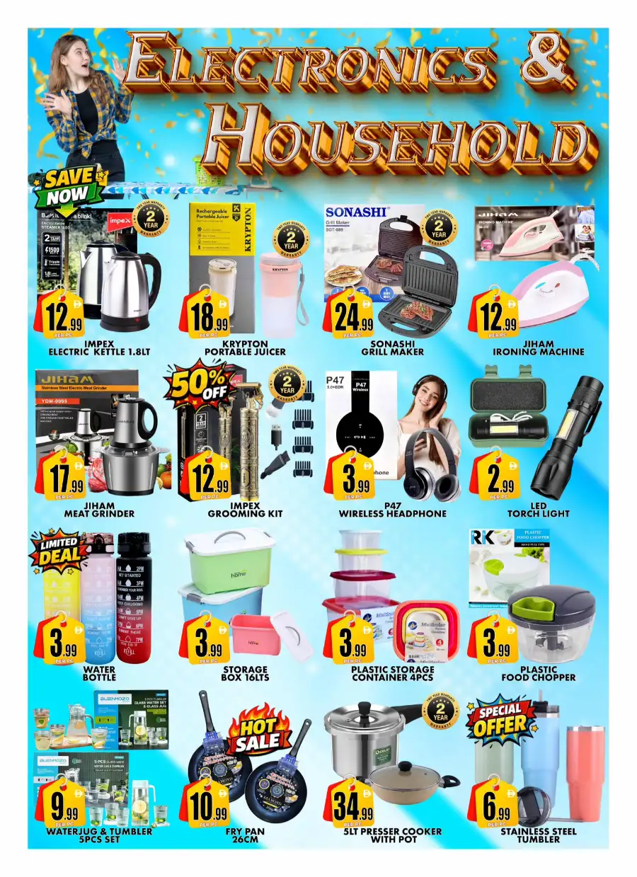 Electronics & Household Sale - Best Deals Under 35 AED
