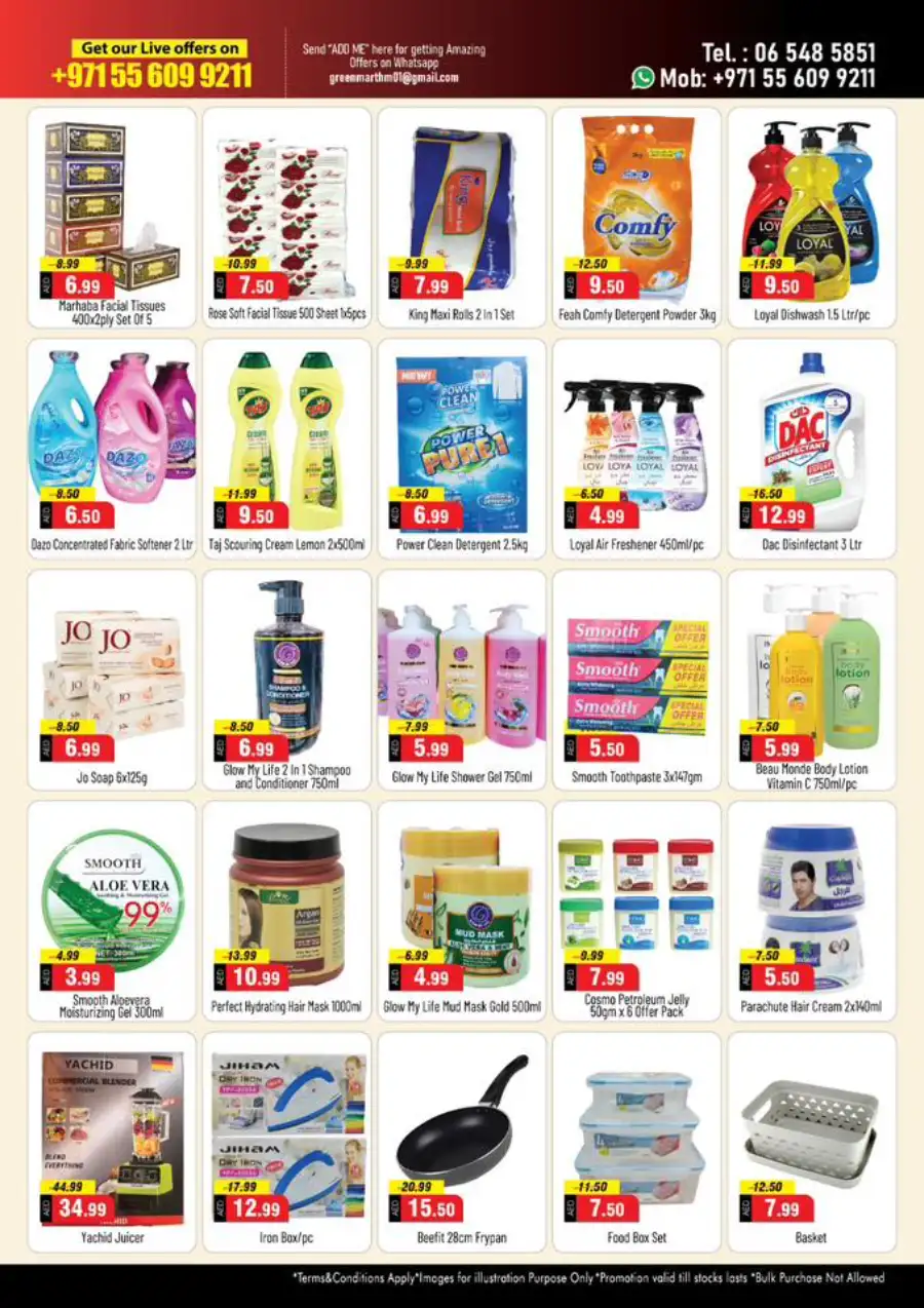 Green Mart Ajman Flash Sale: Best Grocery Offers April 3-5 | Green Mart Hypermarket