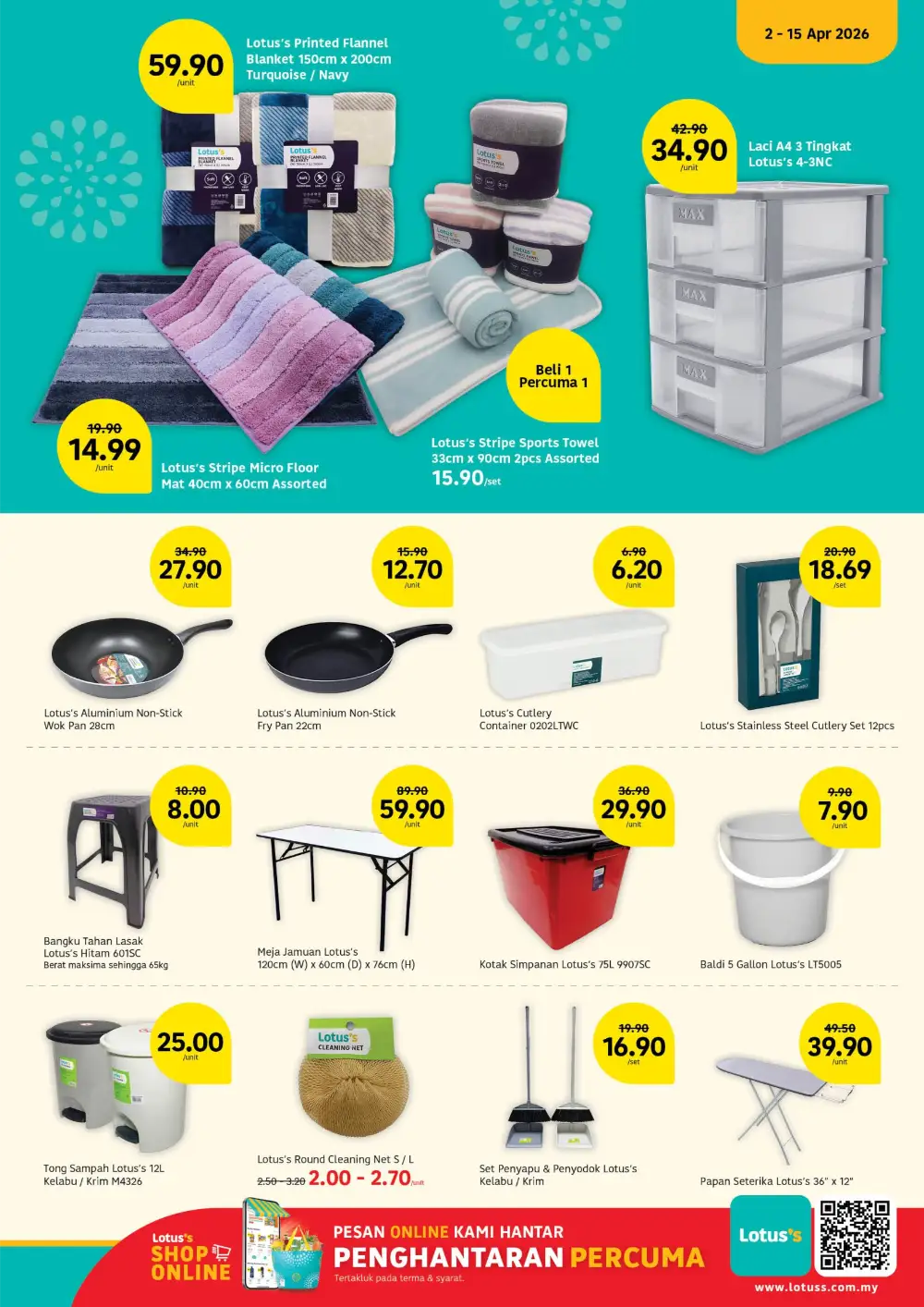 Lotus's Malaysia Senyuman Ekstra Deals | Ends 15 April