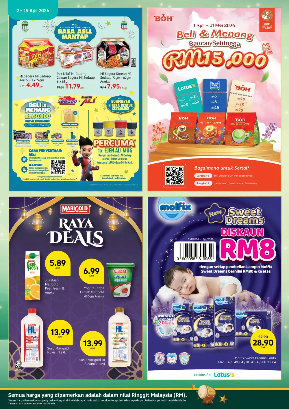 Lotus's Malaysia Senyuman Ekstra Deals | Ends 15 April
