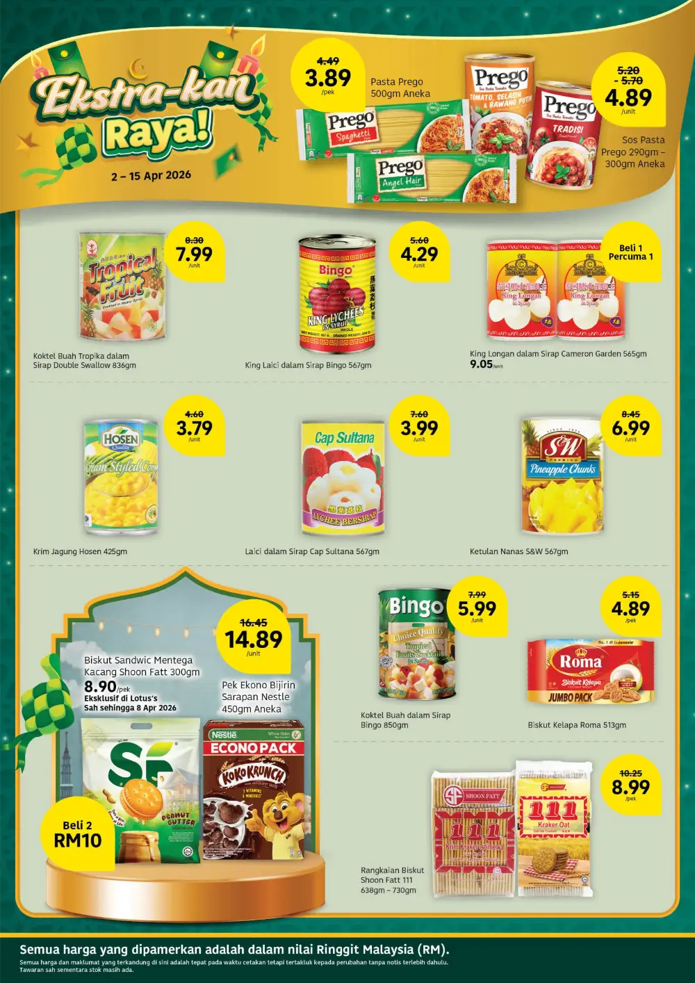 Lotus's Malaysia Senyuman Ekstra Deals | Ends 15 April