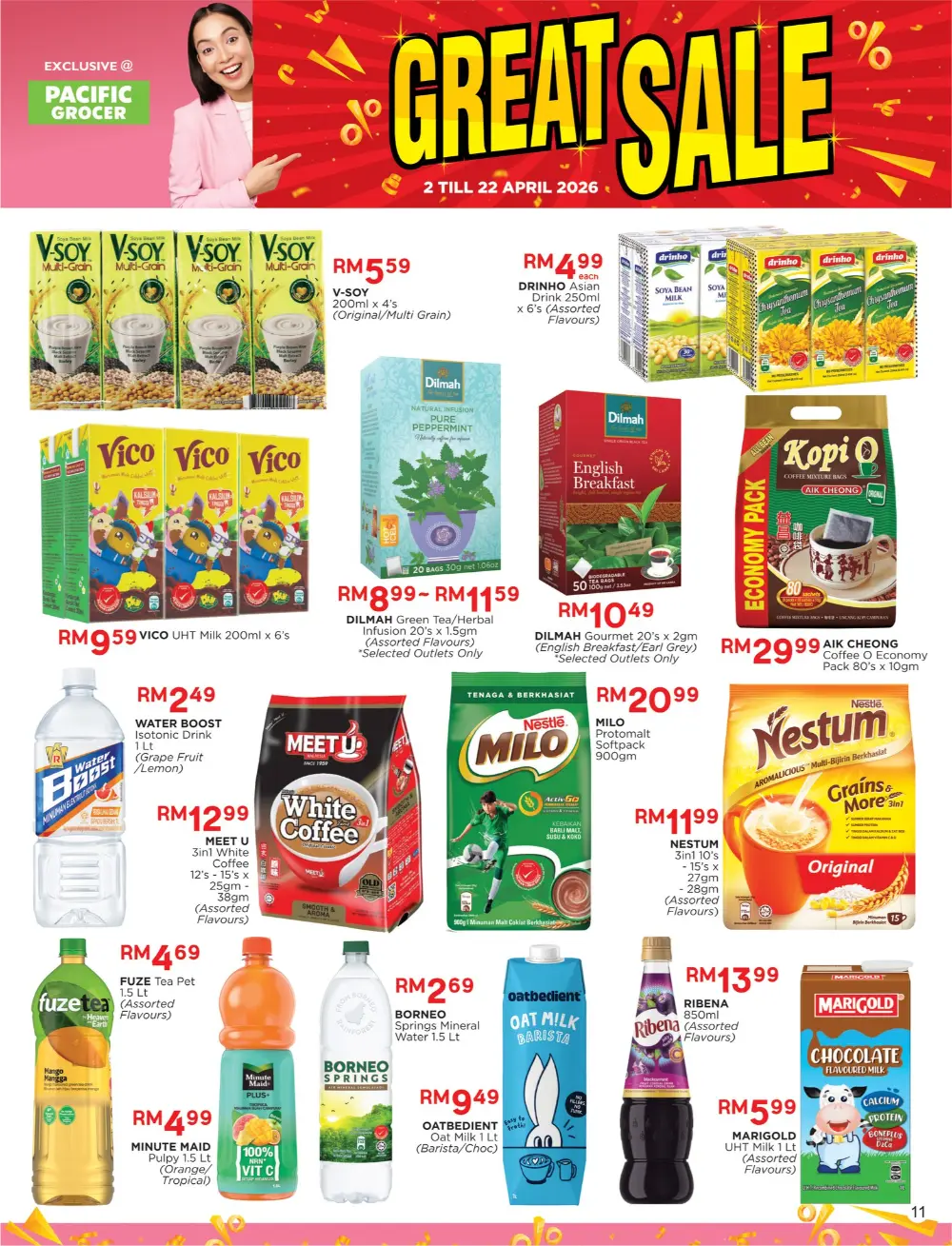 Pacific Malaysia Great Sale | Ends April 22