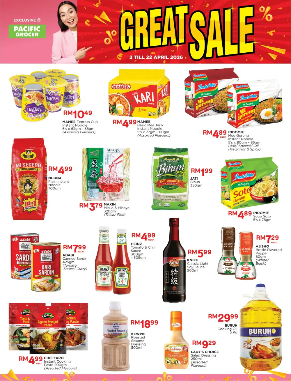 Pacific Malaysia Great Sale | Ends April 22