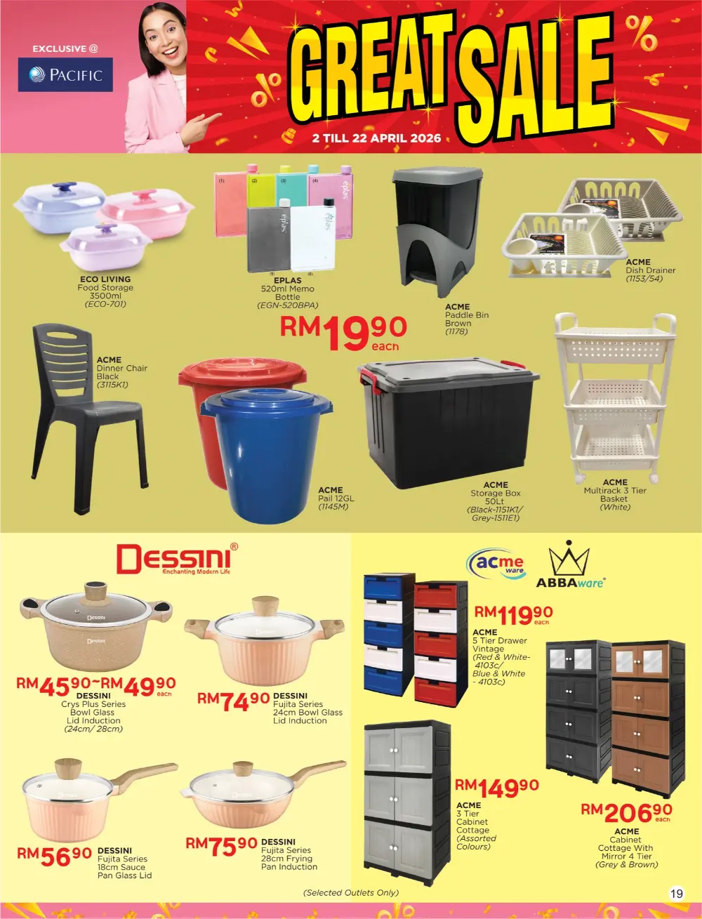 Pacific Malaysia Great Sale | Ends April 22