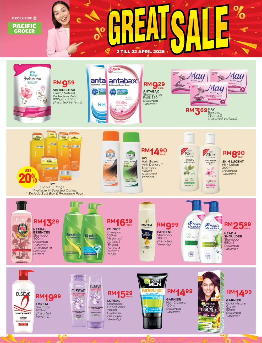 Pacific Malaysia Great Sale | Ends April 22