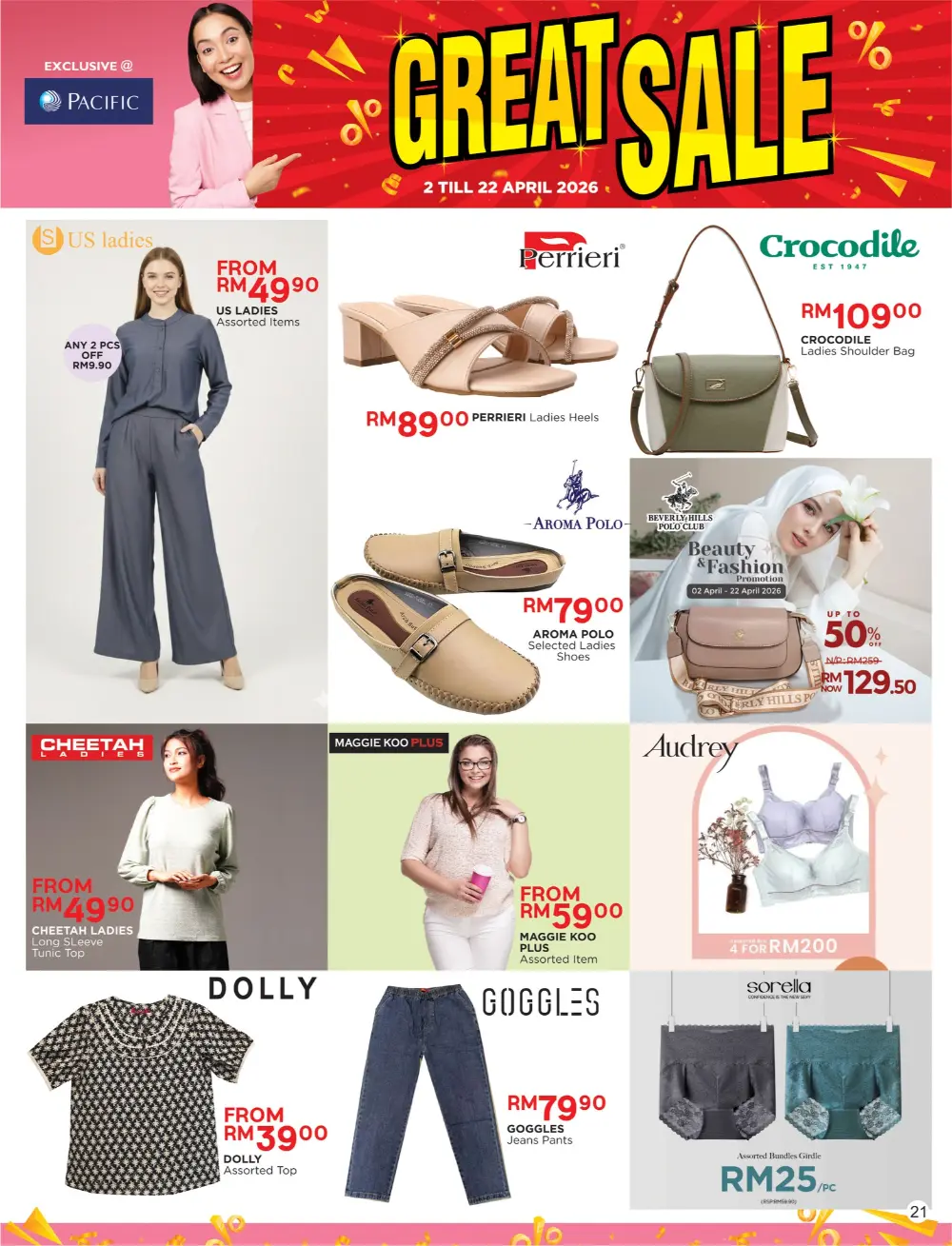 Pacific Malaysia Great Sale | Ends April 22