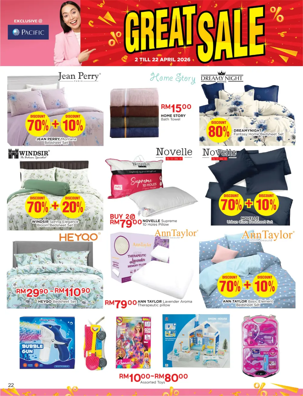 Pacific Malaysia Great Sale | Ends April 22