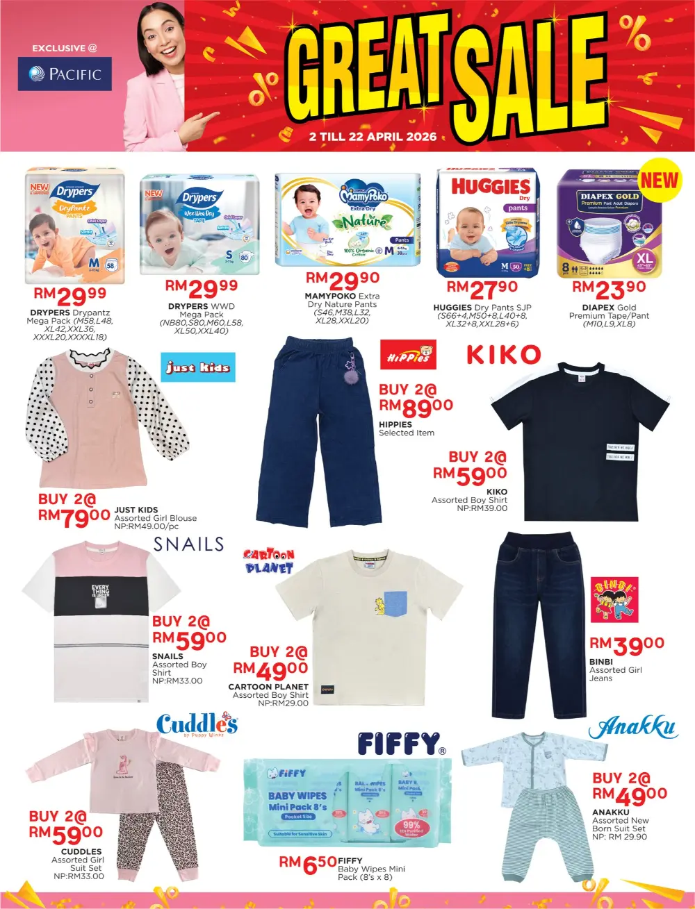 Pacific Malaysia Great Sale | Ends April 22