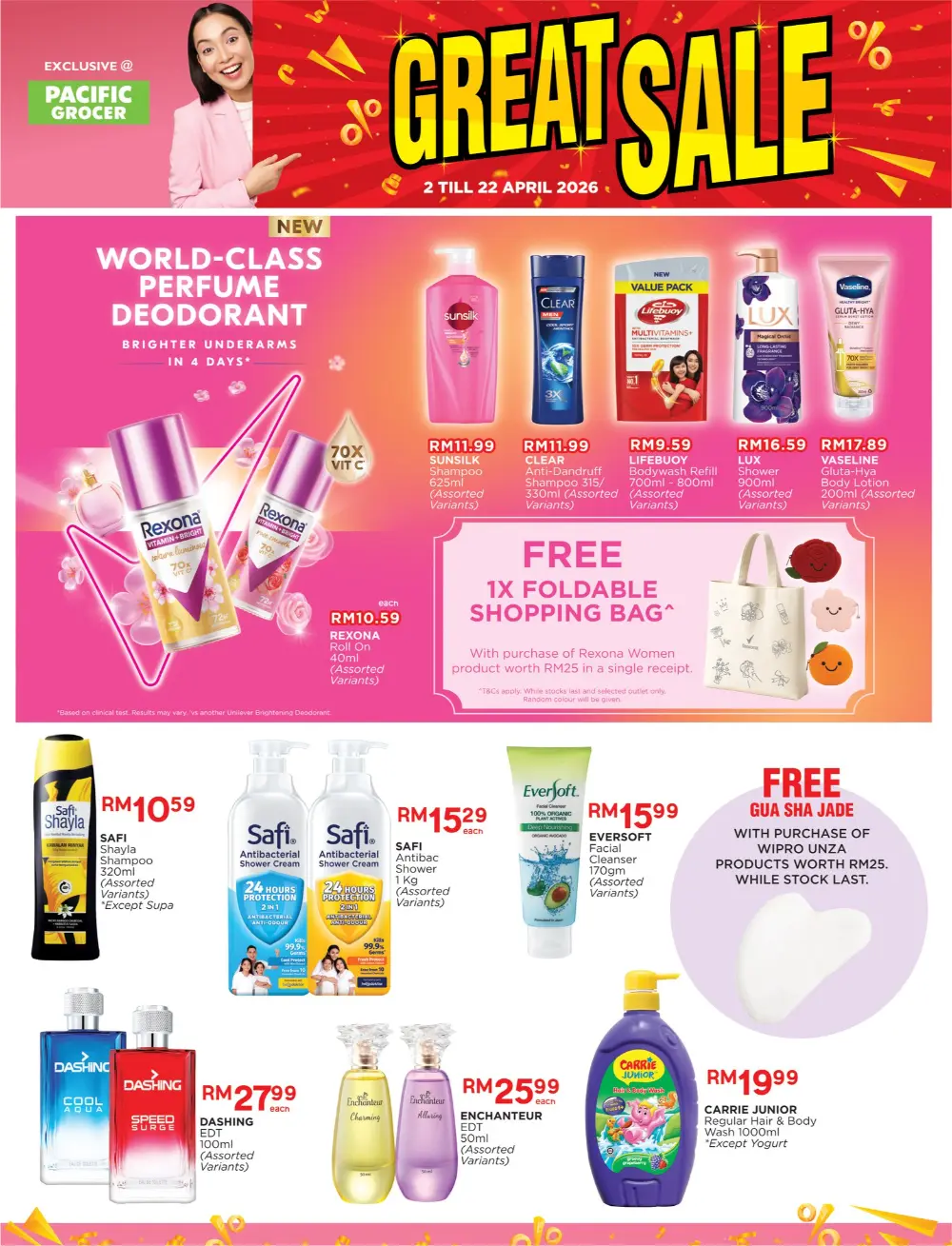 Pacific Malaysia Great Sale | Ends April 22