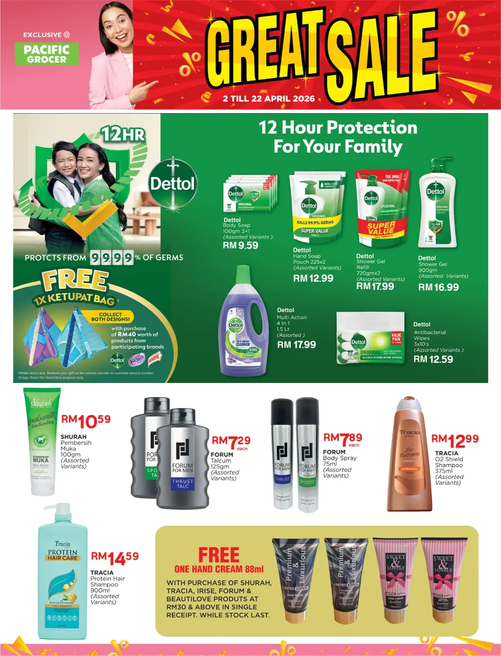 Pacific Malaysia Great Sale | Ends April 22