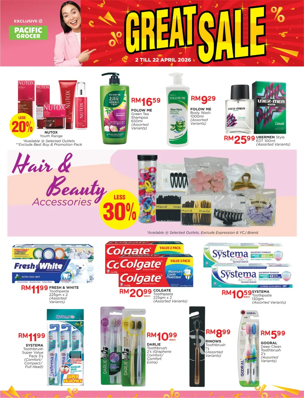 Pacific Malaysia Great Sale | Ends April 22