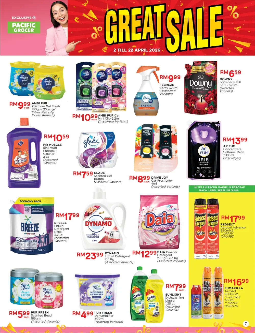 Pacific Malaysia Great Sale | Ends April 22