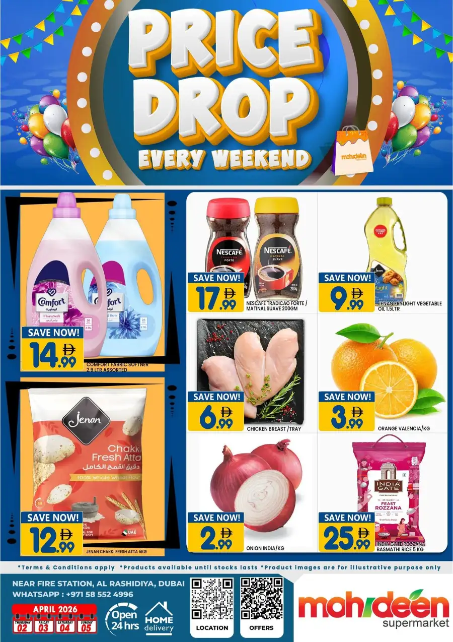Mohideen Supermarket Al Rashidiya | Weekend Price Drop Offers April 2026