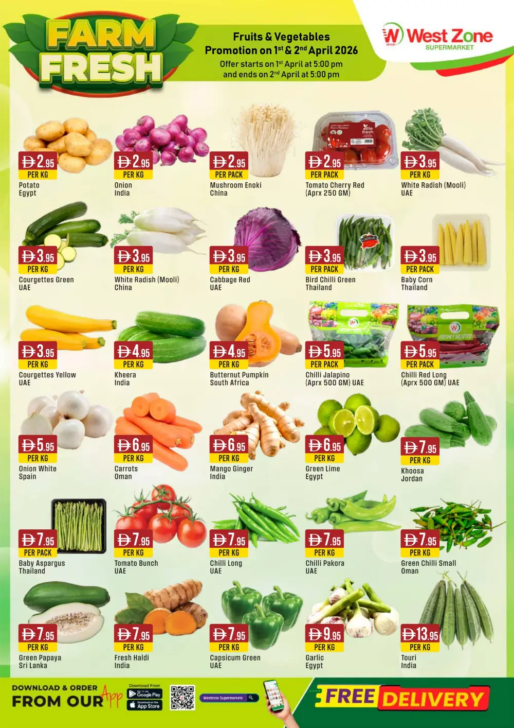 West Zone UAE Farm Fresh Promo | Ends Thursday