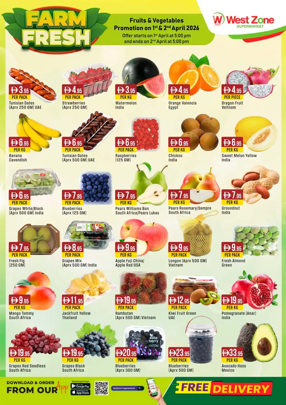 West Zone UAE Farm Fresh Promo | Ends Thursday