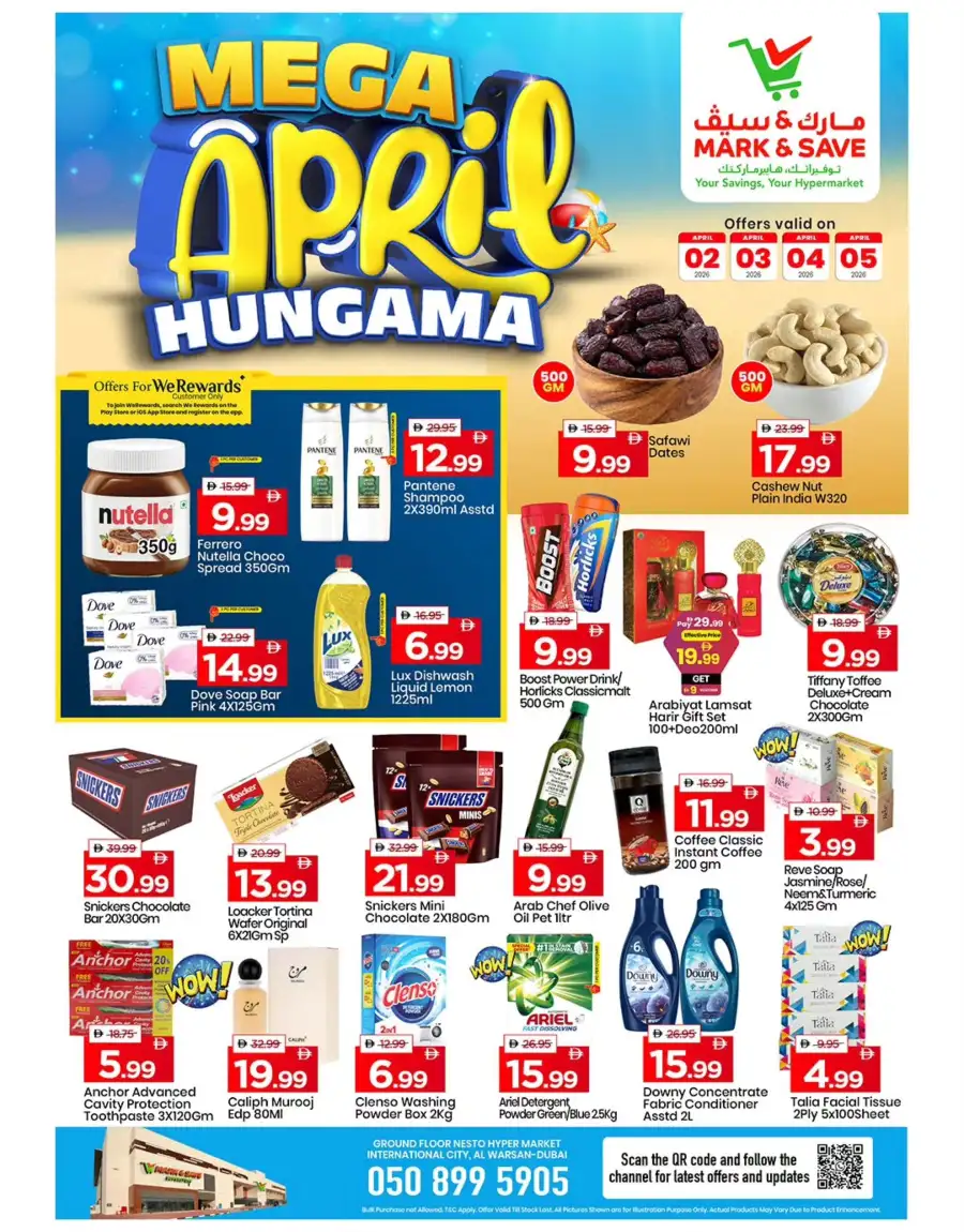 Mark & Save Dubai Al Warsan | Mega April Hungama Grocery Offers Apr 02-05
