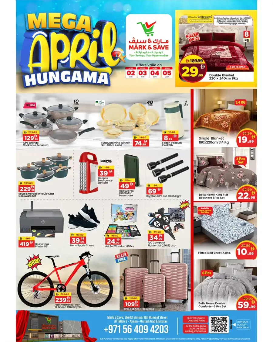 Mark & Save Ajman | Mega April Hungama Sale Offers & Grocery Deals