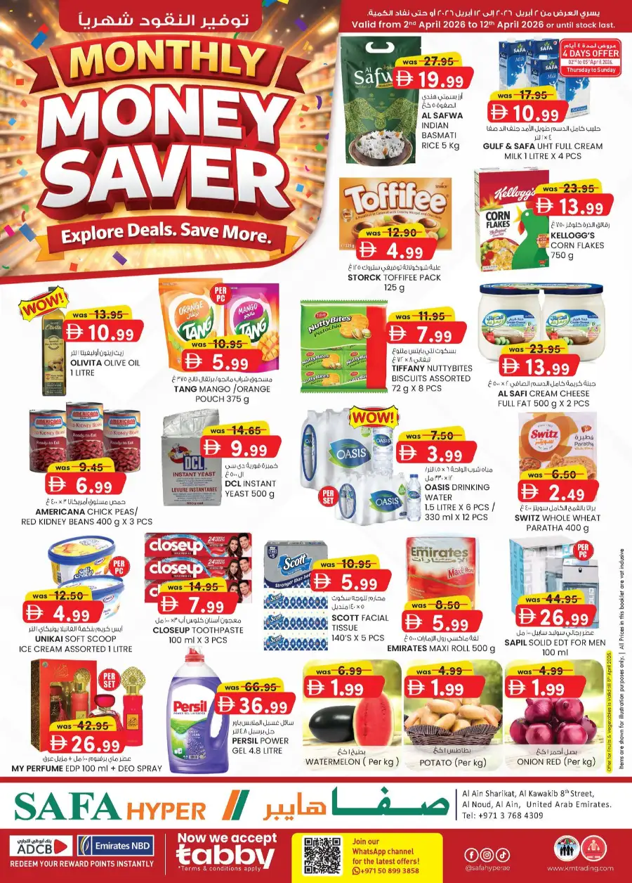 SAFA Hypermarket Al Ain | Monthly Money Saver Deals & Grocery Offers