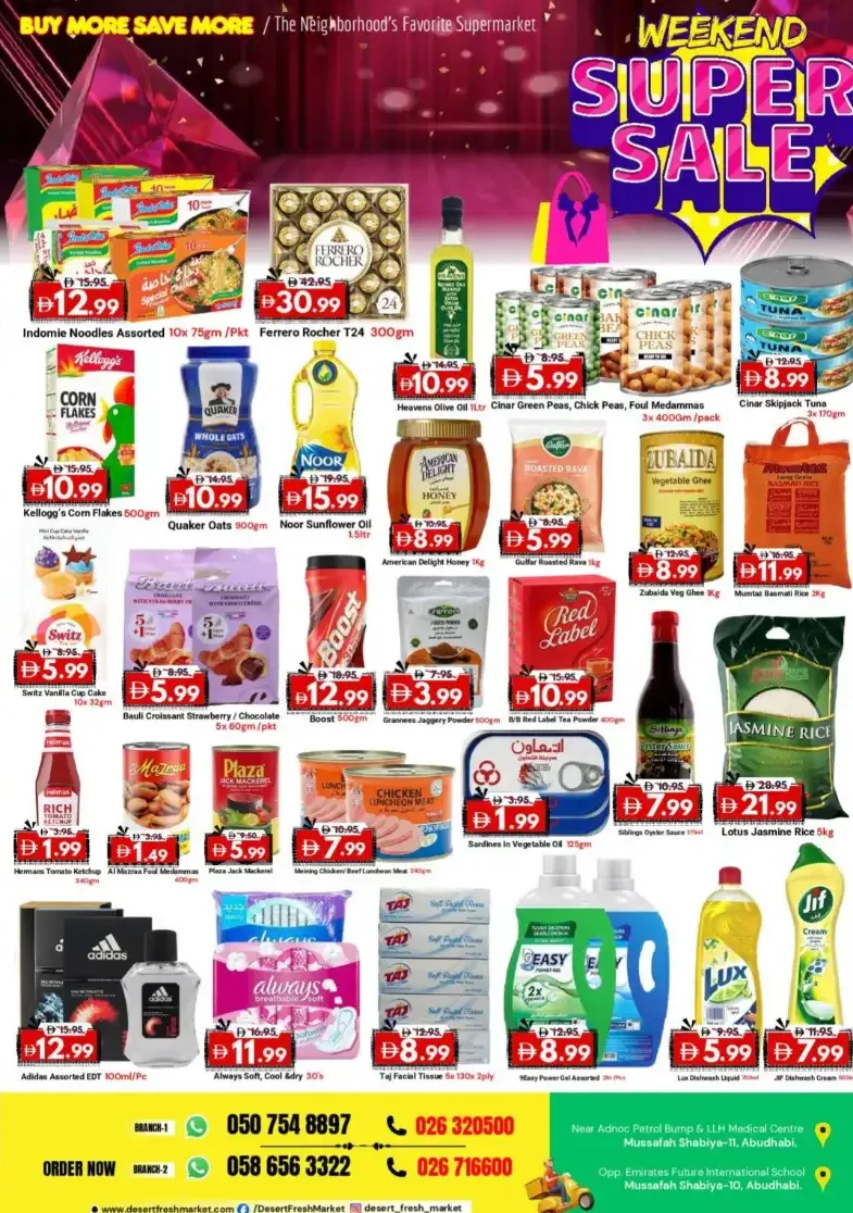 Desert Fresh Market Abu Dhabi | Weekend Super Sale April 2-5