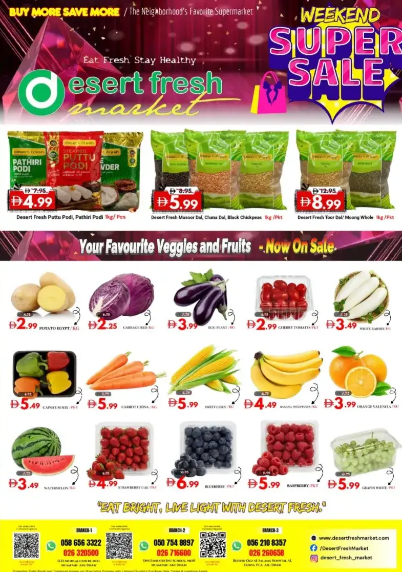 Desert Fresh Market Abu Dhabi | Weekend Super Sale April 2-5
