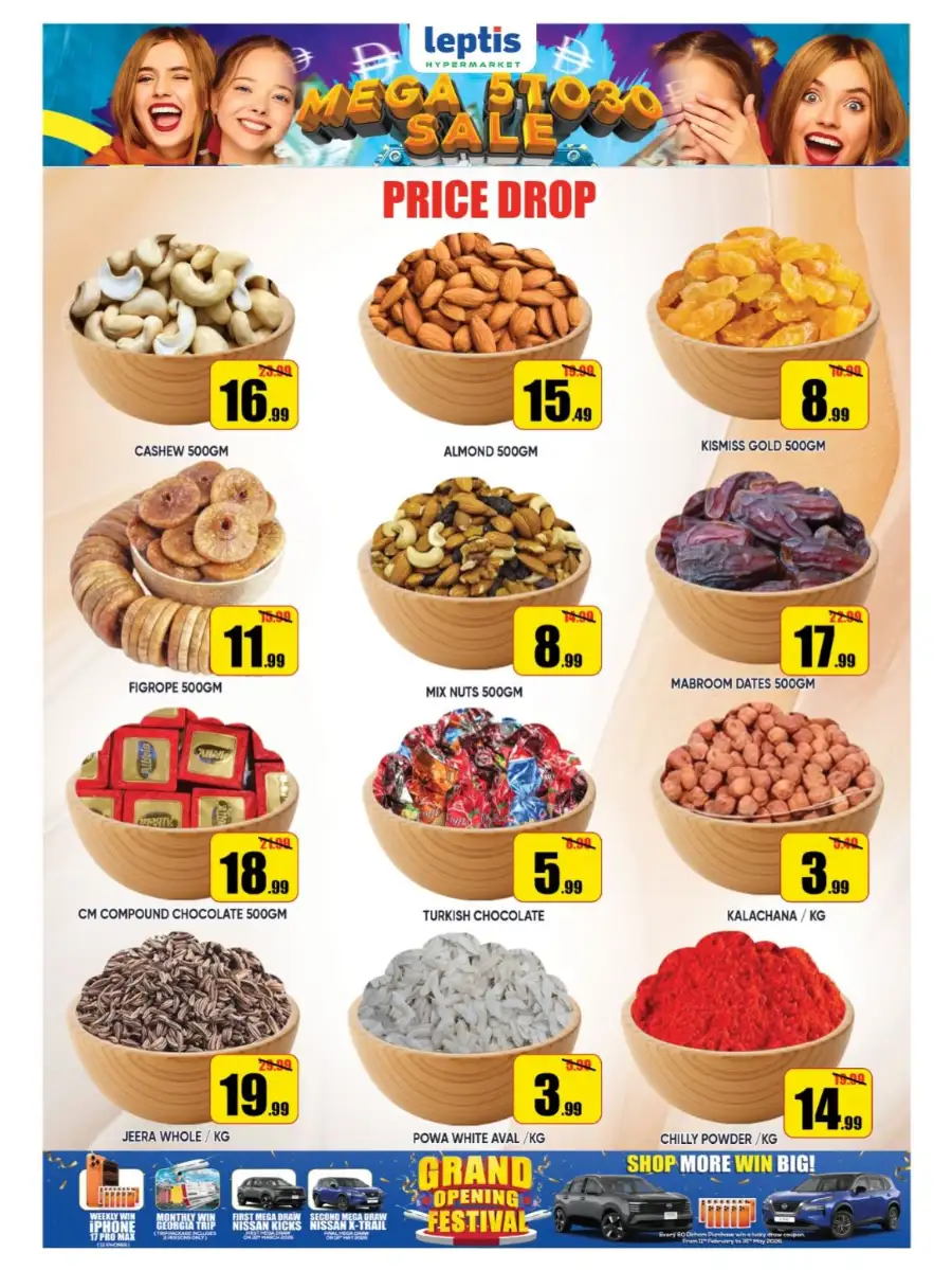 Leptis Hypermarket Al Ain | Mega 5 to 30 Sale & Grocery Offers