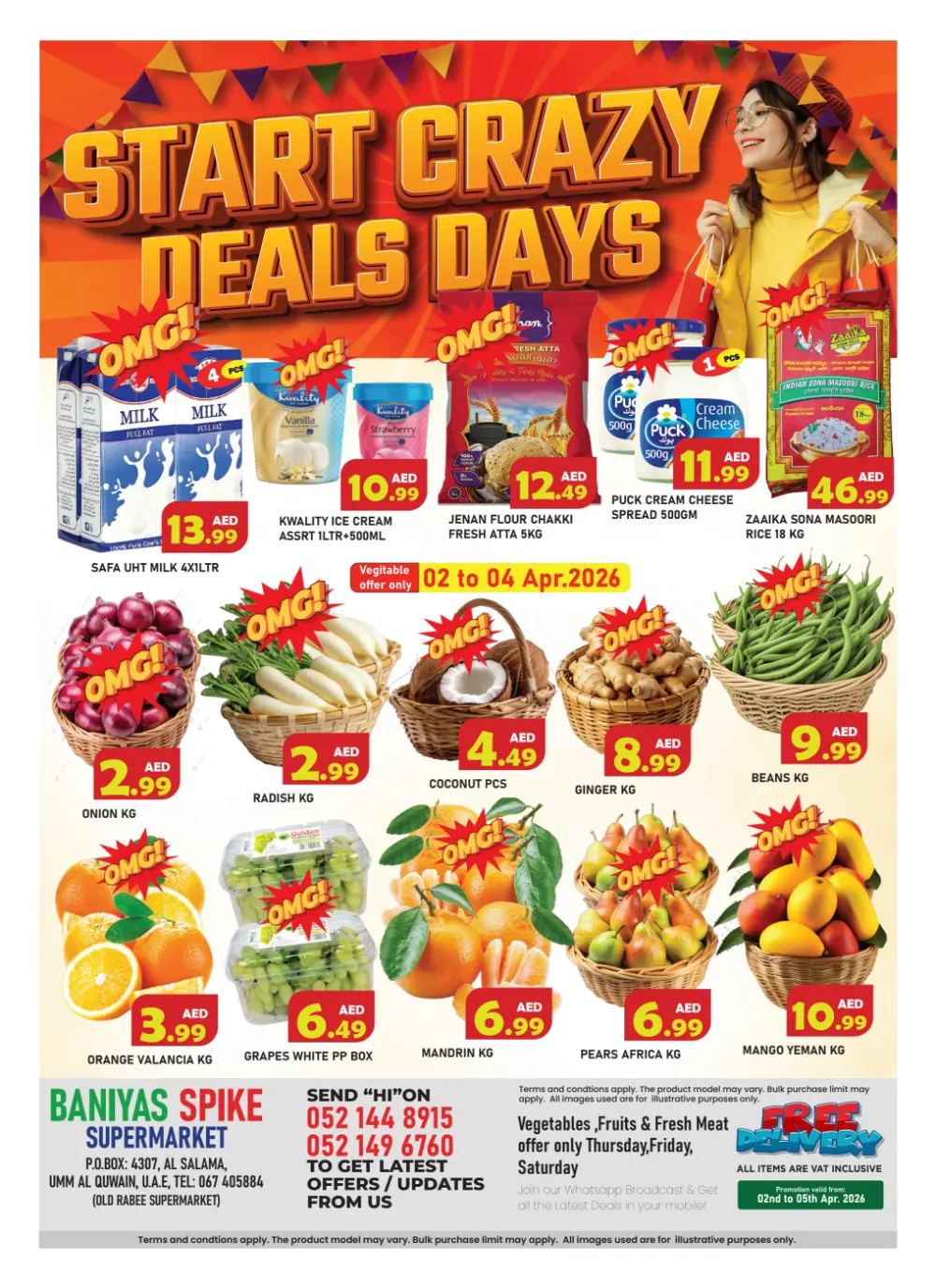 Baniyas Spike UAQ Crazy Deals | Ends Sunday