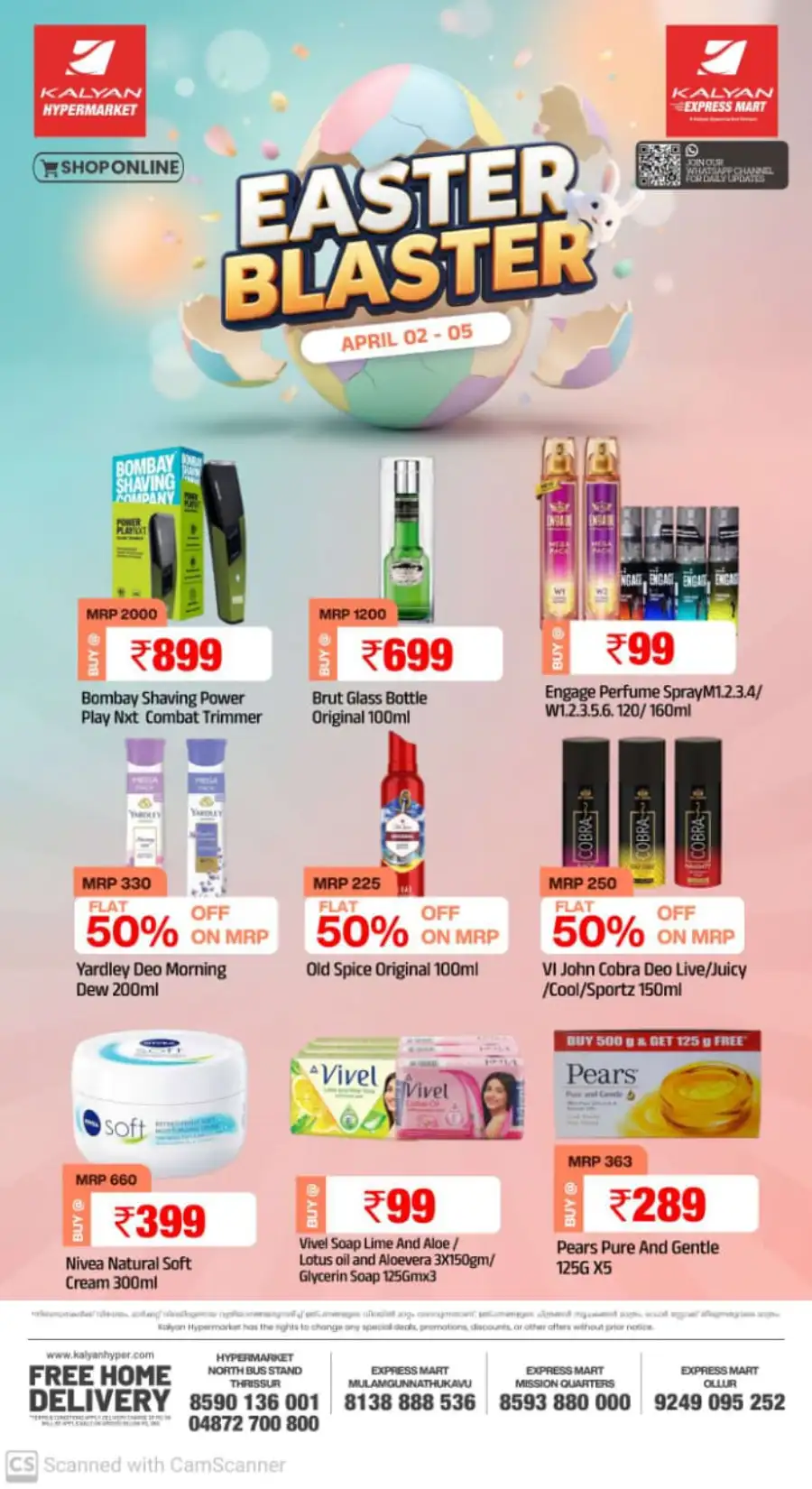 Kalyan Hypermarket Thrissur Easter Blaster | Ends 05 April