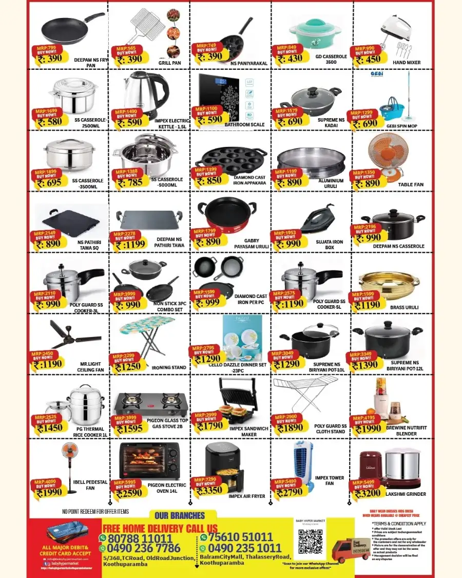 Baby Hypermarket Kozhikode | Vishu Super Sale 2026 - Kitchen & Home Offers