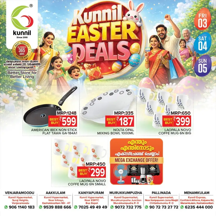 Easter deals