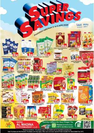 Al Madina Warqa Super Savings Offers | 3-5 April 2026 Grocery Deals In Al Madina Hypermarket Dubai