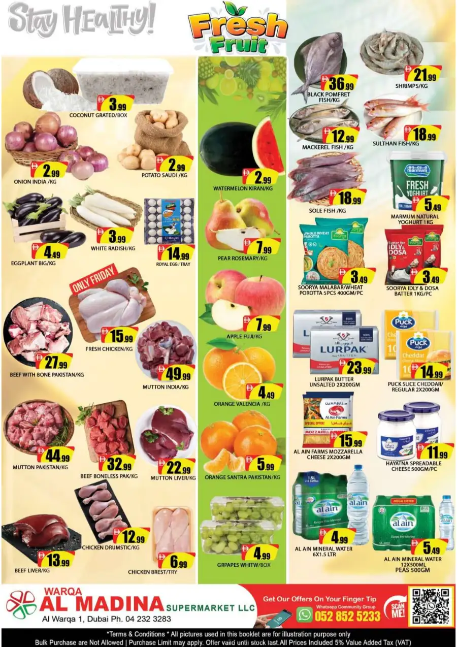 Al Madina Warqa Super Savings Offers | 3-5 April 2026 Grocery Deals