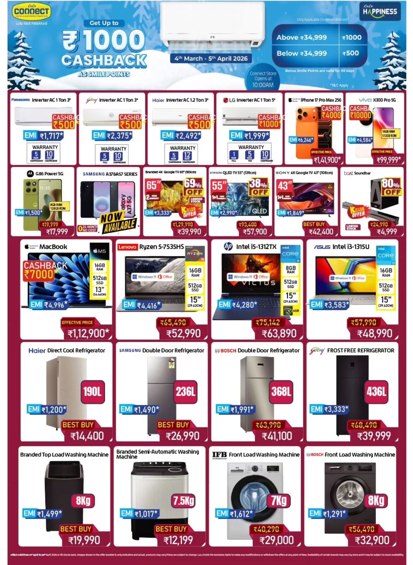 Lulu Palakkad Easter Shopping Carnival | Ends Monday