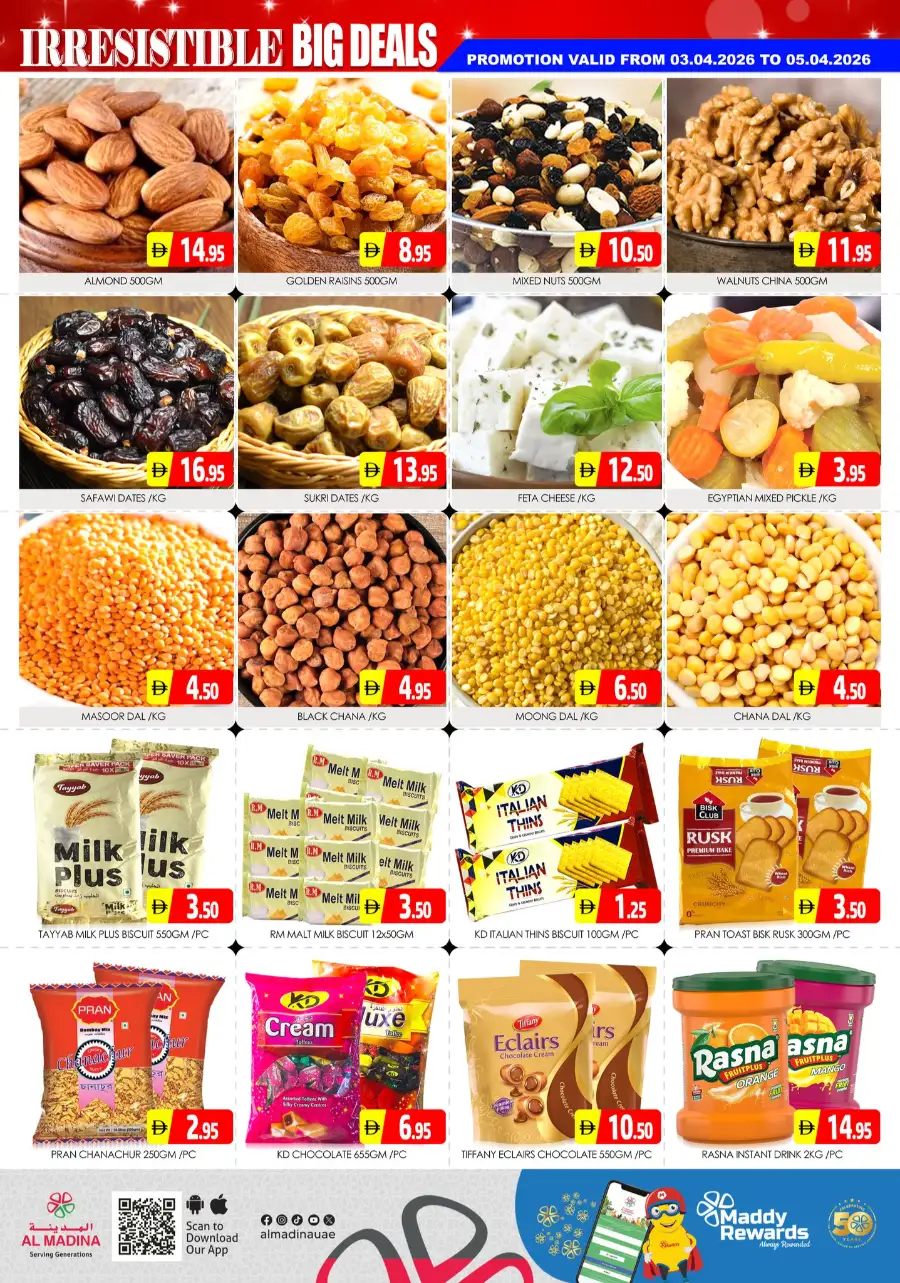 Al Madina Hypermarket Sonapur Dubai | Grocery & Electronics Offers April 3-5