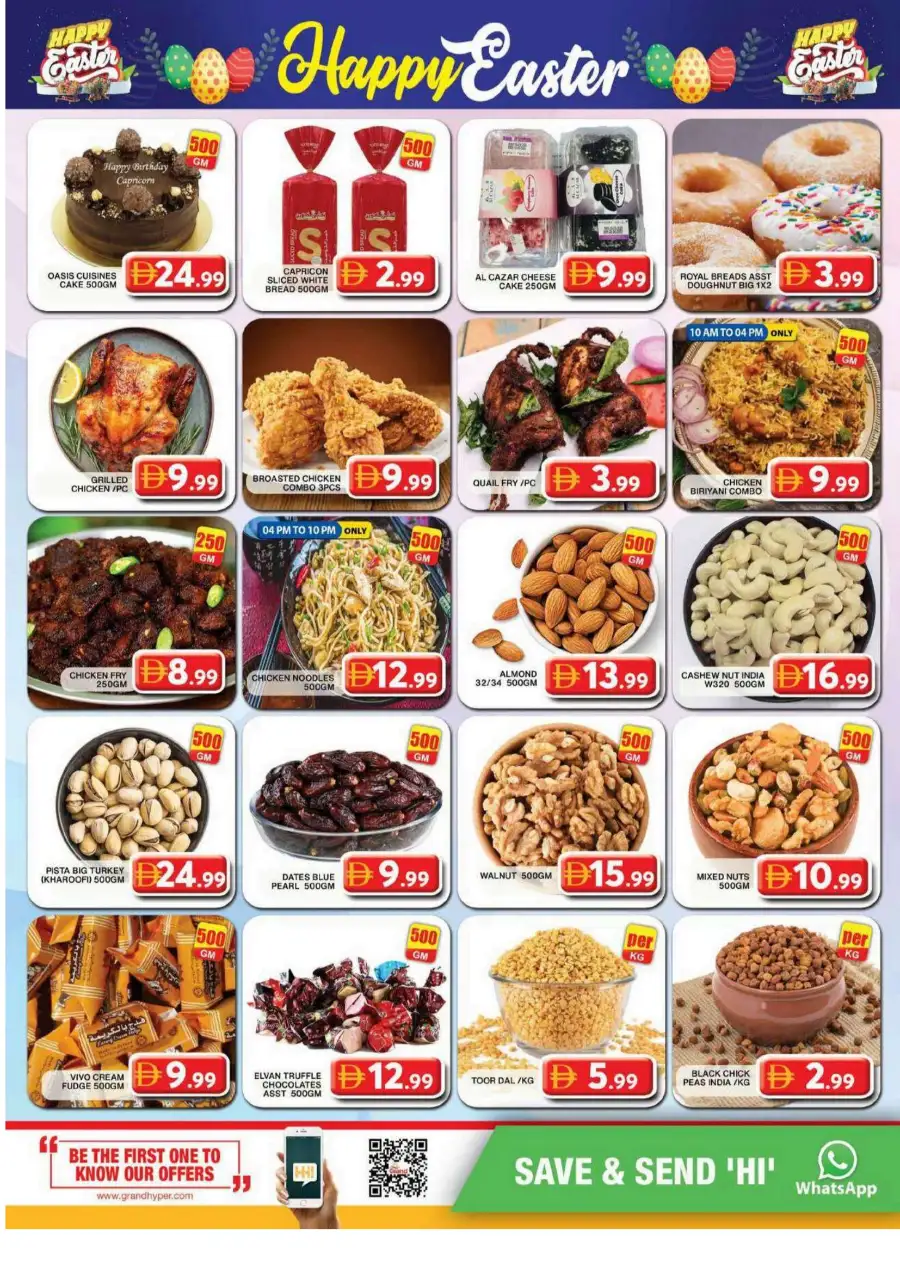 Grand Hyper Al Khail Mall Dubai | Easter Supermarket Offers & Grocery Deals April 2-5