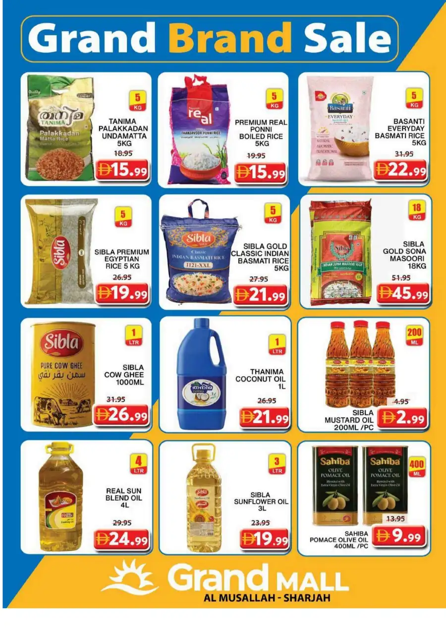 Grand Mall Sharjah Easter Offers - Supermarket Deals April 2-5, 2026