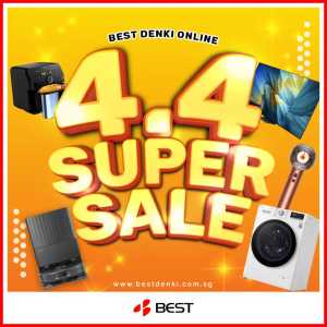 BEST Denki Singapore 4.4 Super Sale | Ends Monday In Best Denki Singapore