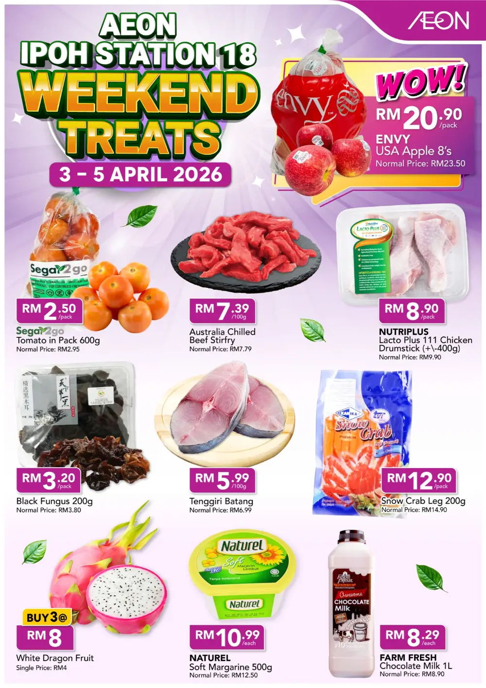 AEON Ipoh Station 18 Weekend Treats | Ends 5 Apr