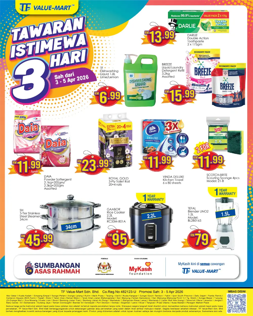 TF Value-Mart Malaysia 3 Days Special | Ends Sunday