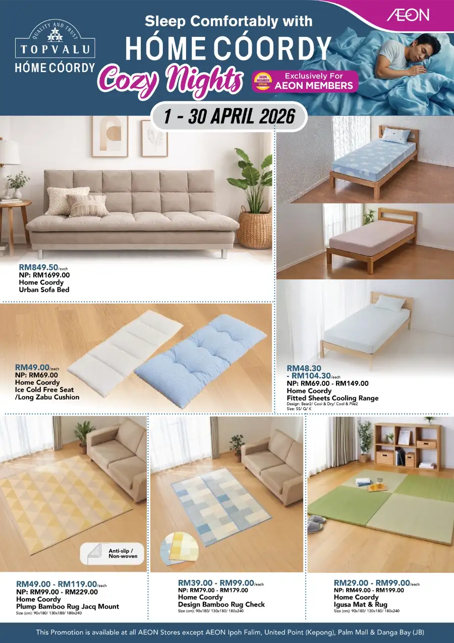 AEON Malaysia Home Coordy Promo | Ends 30 Apr