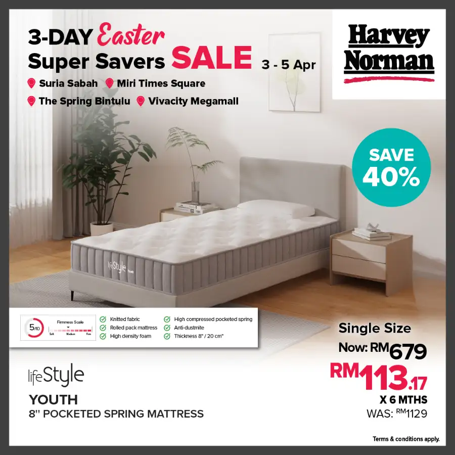 Harvey Norman Malaysia Easter Sale | Ends Sunday