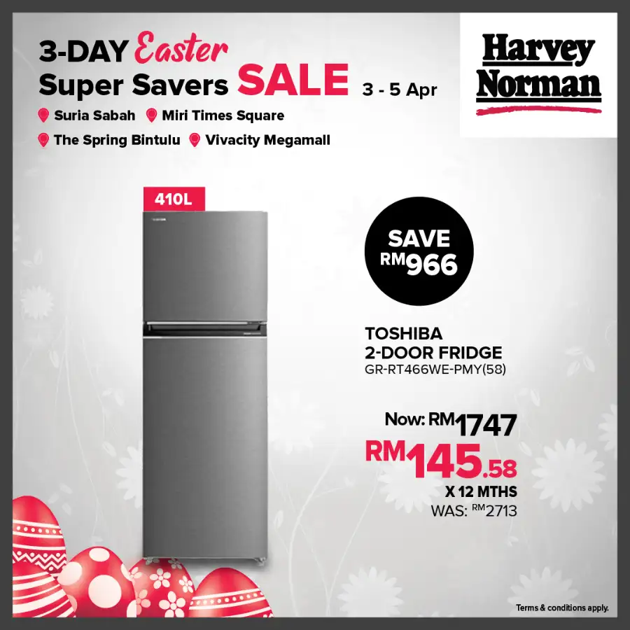 Harvey Norman Malaysia Easter Sale | Ends Sunday