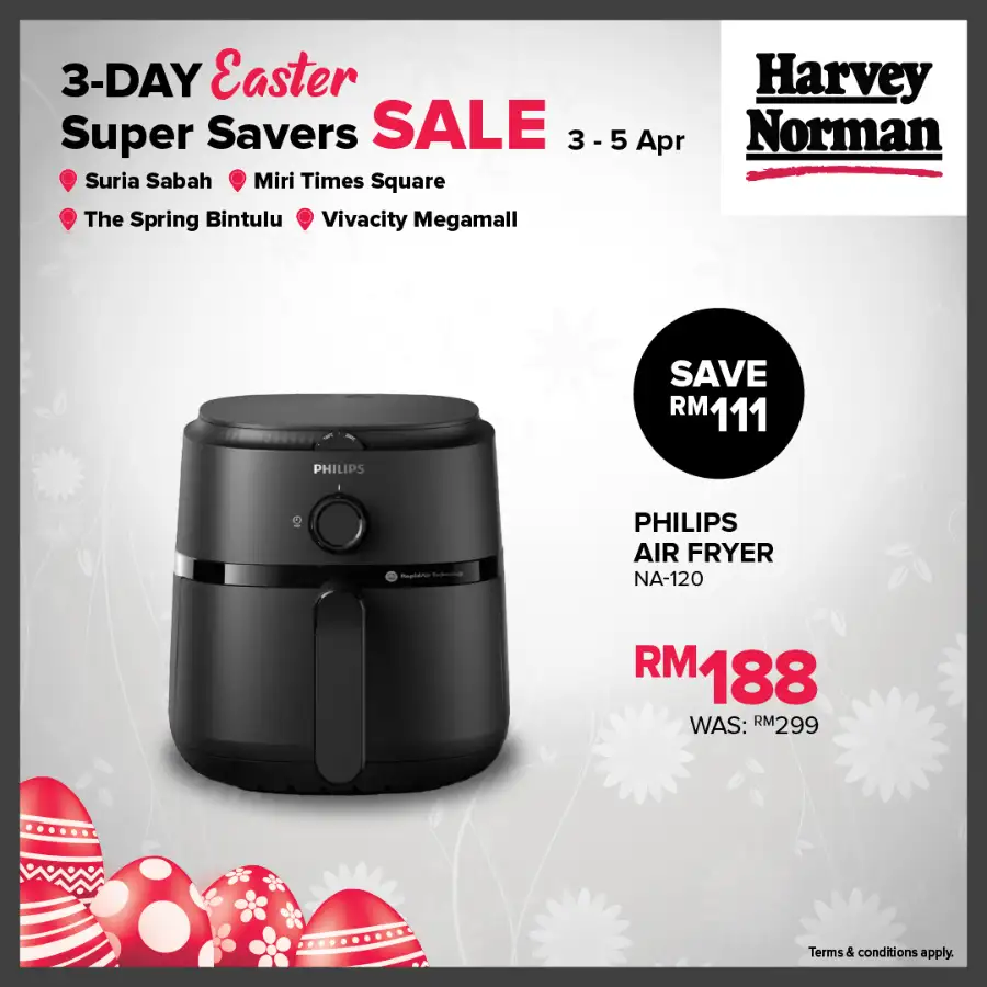 Harvey Norman Malaysia Easter Sale | Ends Sunday
