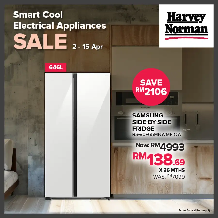 Harvey Norman Malaysia Smart Cool Sale | Ends Apr 15