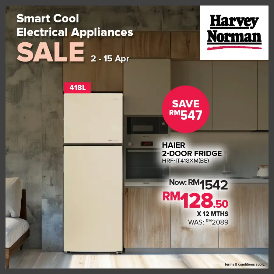 Harvey Norman Malaysia Smart Cool Sale | Ends Apr 15