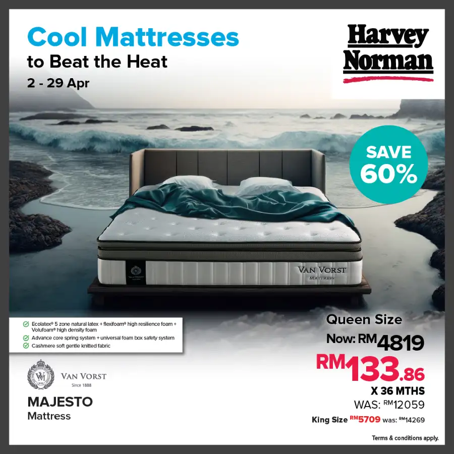 Harvey Norman Malaysia Wooden Dining Sale | Ends 29 Apr