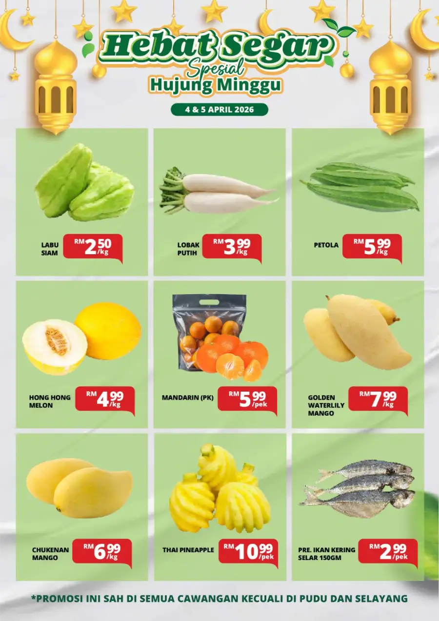 Segi Fresh Malaysia Hebat Segar Sale | 4 - 5 Apr
