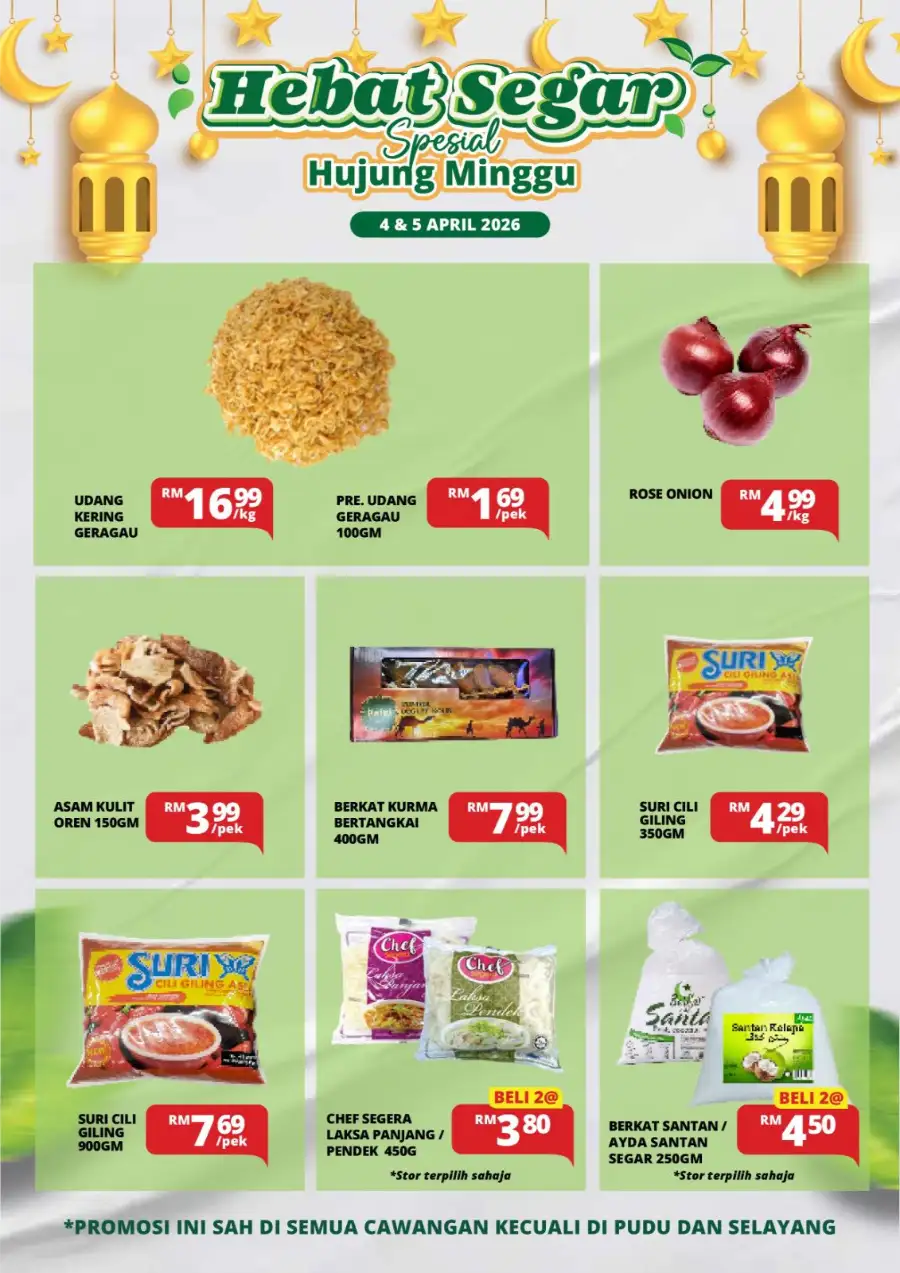 Segi Fresh Malaysia Hebat Segar Sale | 4 - 5 Apr