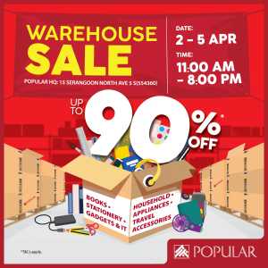 Popular Bookstore Singapore Warehouse Sale | Ends 5 Apr In Popular Bookstore Singapore